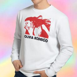 Olivia Rodrigo Guts Red Stencil Sweatshirt