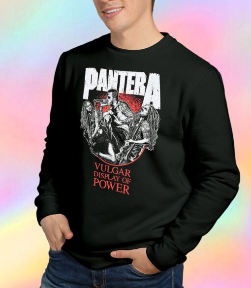 Pantera Vulgar Display Of Power Vintage Sweatshirt