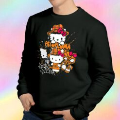 Peso Pluma Orange Hello Kitty Retro Sweatshirt