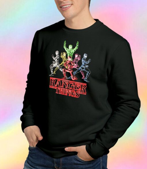 Power Rangers Neon Ranger Things Sweatshirt