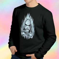 Primitive x Marvel Doctor Doom Washed Monochrome Sweatshirt