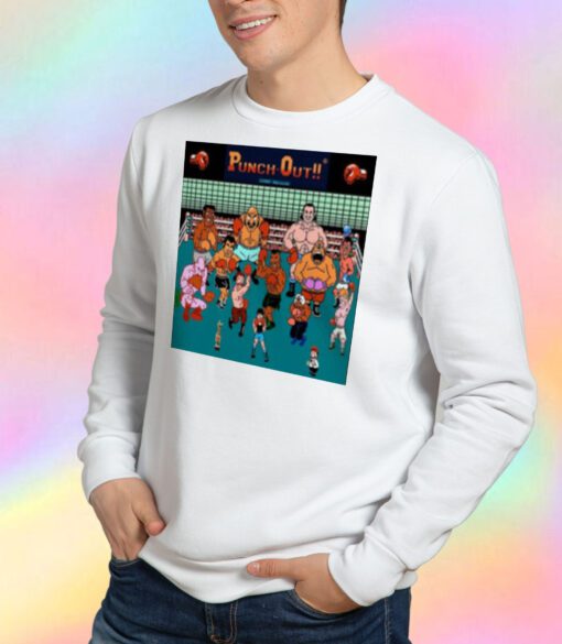 Punch Out Mike Tyson Retro Nintendo Boxing Game Sweatshirt