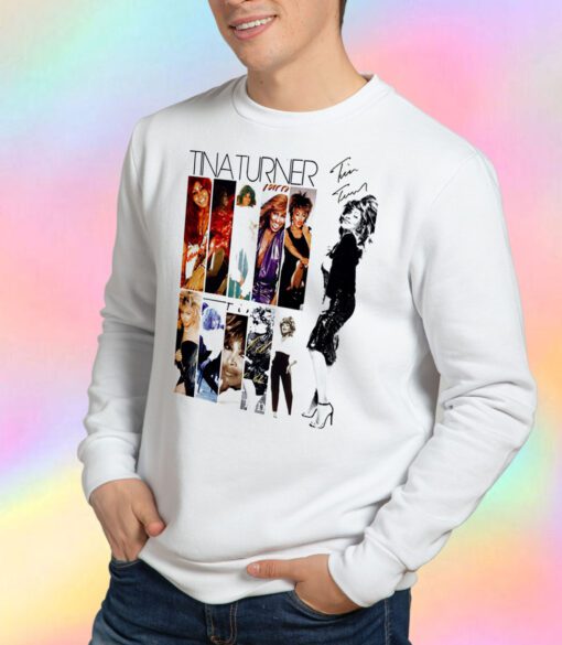 Remember Tina Turner On Stage Signature Sweatshirt