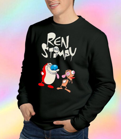 Ren And Stimpy Art Love Logo Sweatshirt