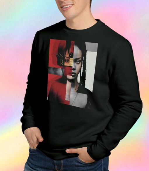 Rihanna Album Collage Sweatshirt