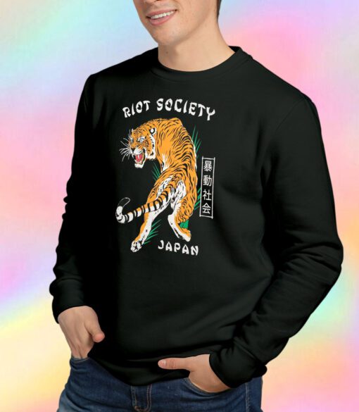 Riot Society Tiger Japan Sweatshirt