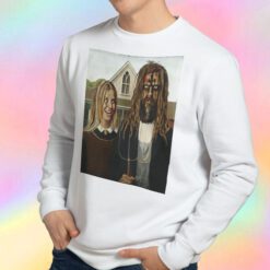 Rob And His Wife Zombie Halloween Vintage Sweatshirt