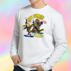 Rob Zombie Planet Attack Raglan Sweatshirt