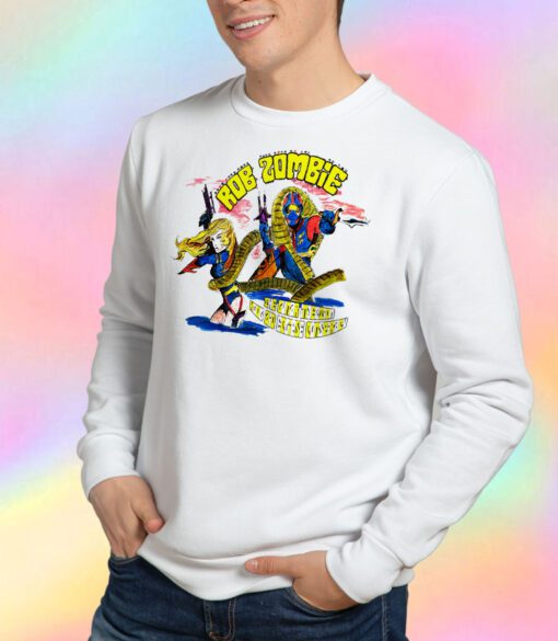 Rob Zombie Planet Attack Raglan Sweatshirt