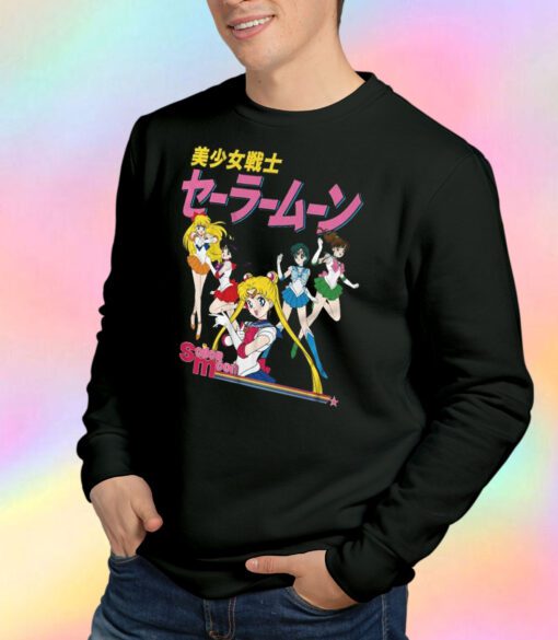 Sailor Moon Scouts Kanji Sweatshirt