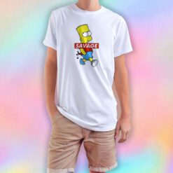 Savage Bart Simpson Funny T Shirt