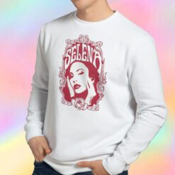 Selena Como La Flor Boyfriend Fit Girls Sweatshirt