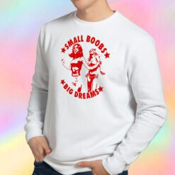 Small Boobs Big Dreams Sweatshirt