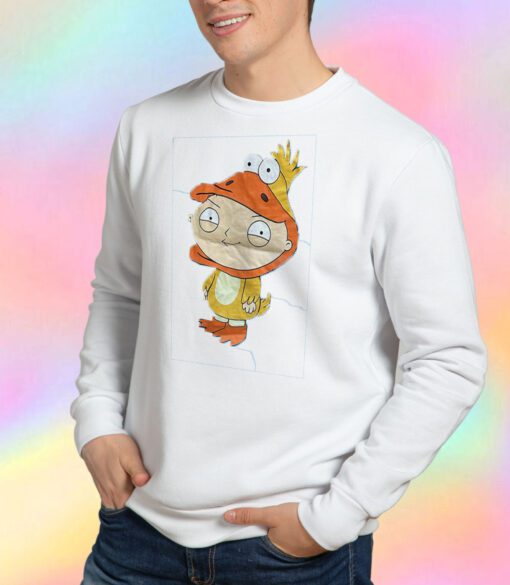 Stewie Griffin Dressed As A Duck Sweatshirt