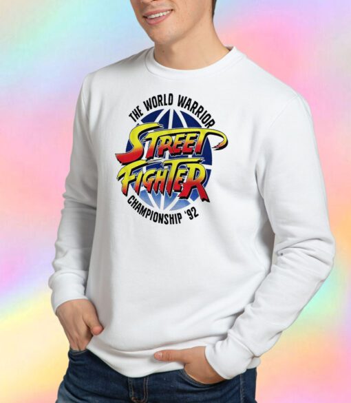 Street Fighter 2 The world warrior championship year 1992 Sweatshirt