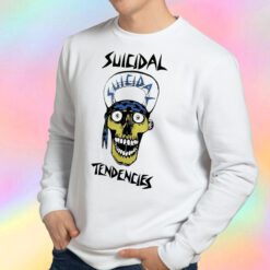 Suicidal Tendencies Cd Igo Flip Cap Skull Sweatshirt