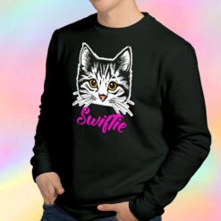 Taylor White Cat Swiftie Sweatshirt