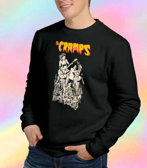 The Cramps Cartoon Group Shot Sweatshirt