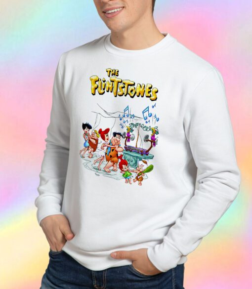 The Flintstones Cartoon Funny Sweatshirt