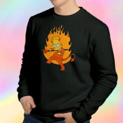 The Simpsons Devilish Bart Simpson Sweatshirt