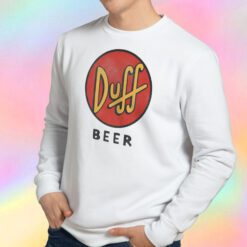 The Simpsons Duff Beer Classic Logo Sweatshirt