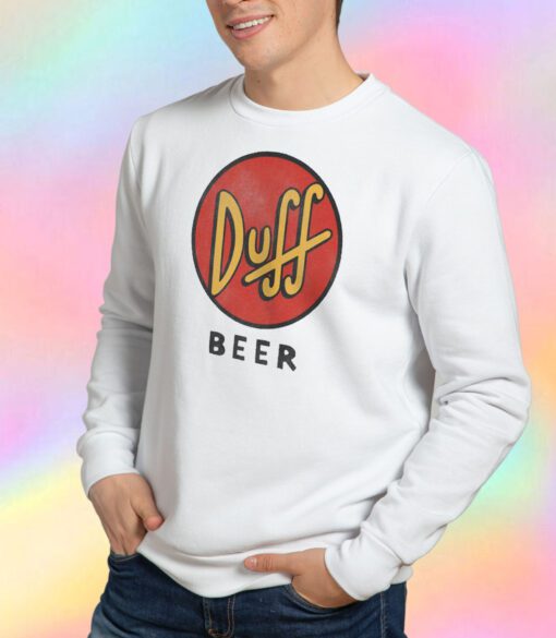 The Simpsons Duff Beer Classic Logo Sweatshirt