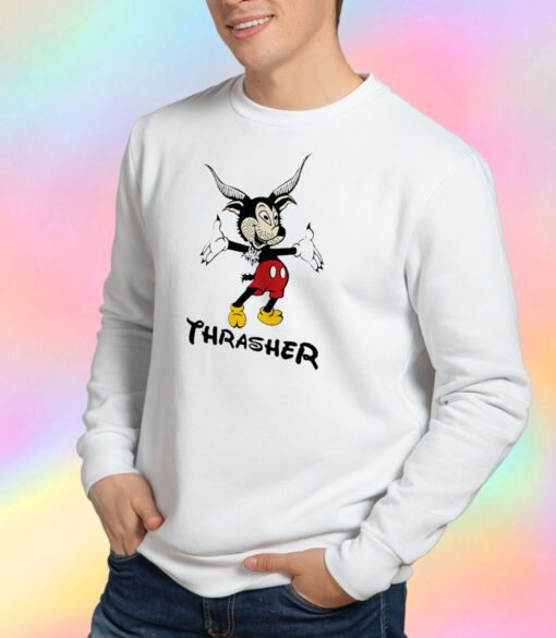 Thrasher Magazine Mouse Goat Sweatshirt