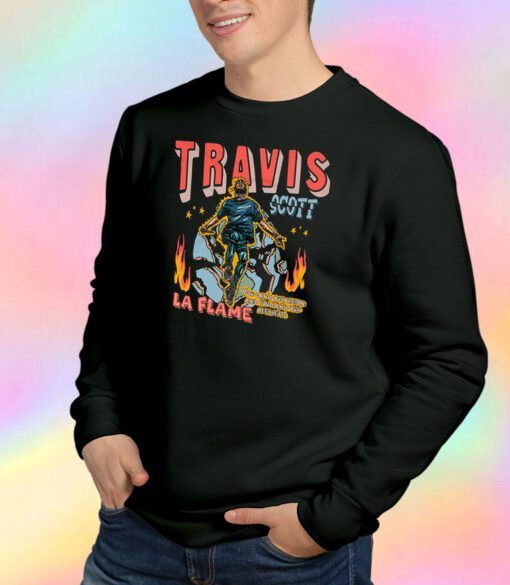 Travis Scott La Flame Vintage Sweatshirt