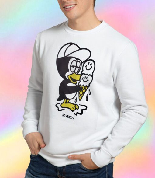 Uniqlo Pinguin Verdy rise again Ice Cream Sweatshirt