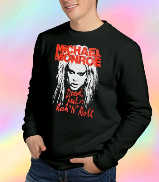 Vintage 90s Michael Monroe Rock Like fck Album Tour Sweatshirt