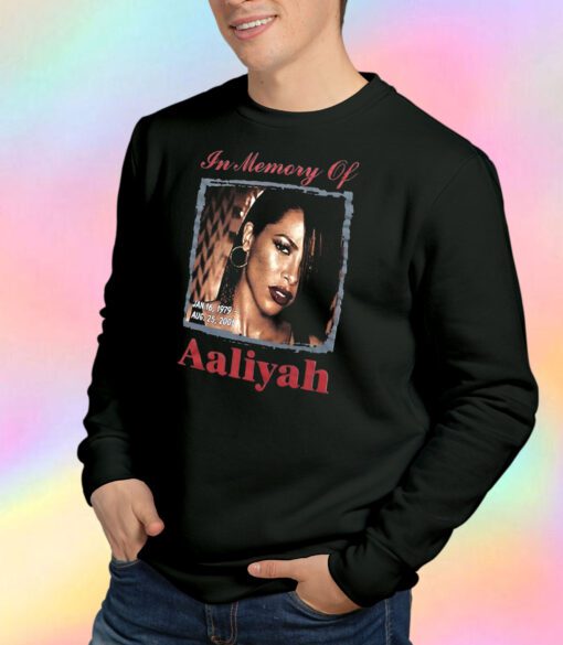 Vintage Aaliyah Try Again Memorial Sweatshirt