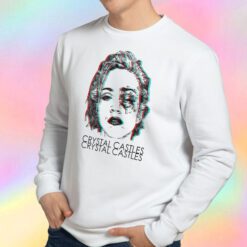 Vintage Crystal Castles Madonna Portrait Sweatshirt