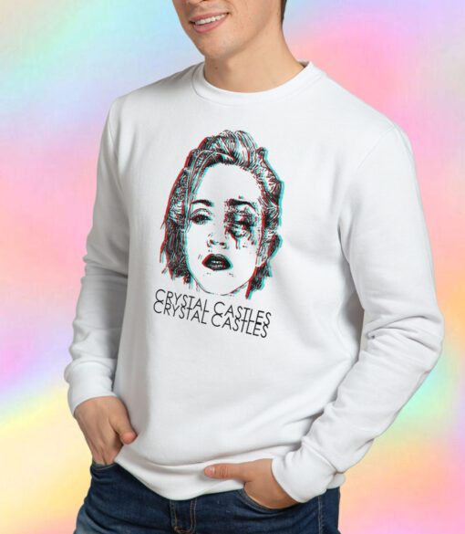 Vintage Crystal Castles Madonna Portrait Sweatshirt