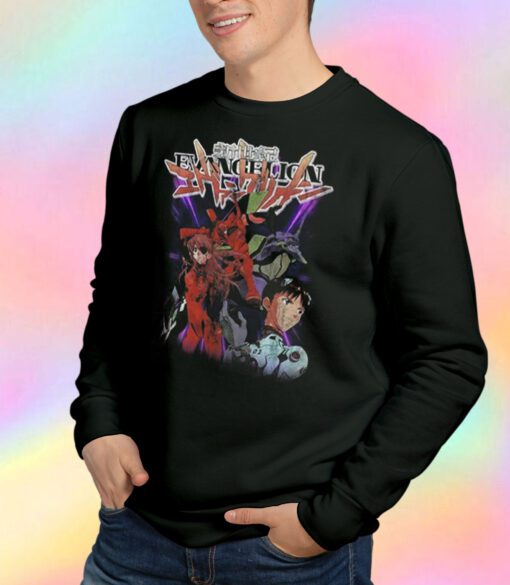 Vintage Evangelion Neon Genesis Retro Sweatshirt