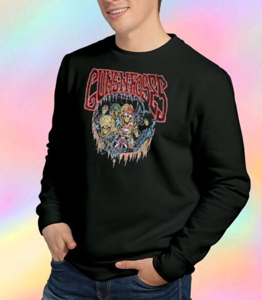 Vintage Guns N’ Roses Band Zombie Sweatshirt