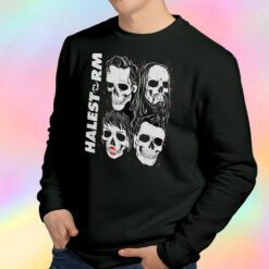 Vintage Halestorm Band Skulls Sweatshirt