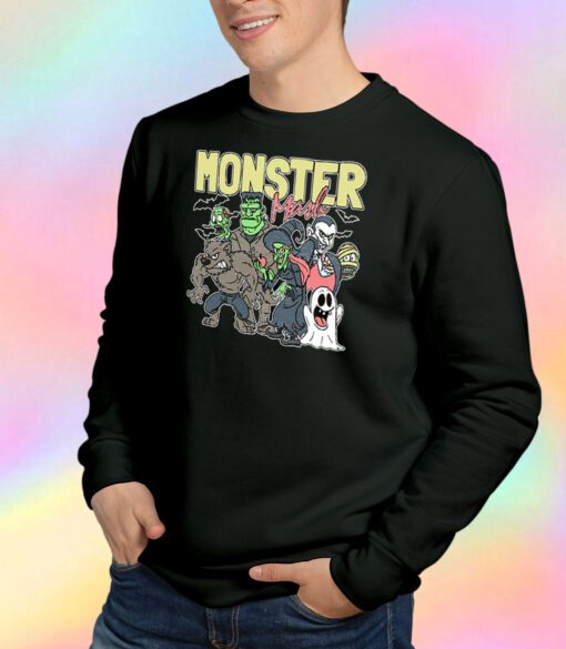 Vintage Halloween Monster Sweatshirt