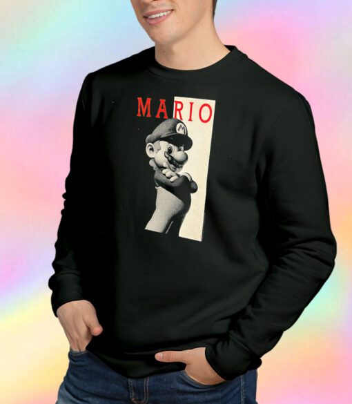 Vintage Mario Scarface Parody Nintendo Sweatshirt