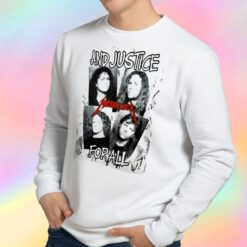 Vintage Metallica Band And Justice For All Sweatshirt