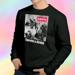 Vintage Oasis Cigarettes Alcohol Album Sweatshirt