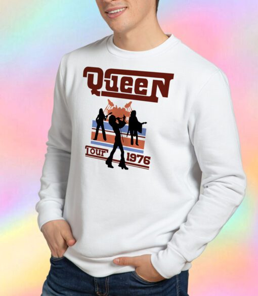 Vintage Queen 76 Tour Silhouettes Sweatshirt