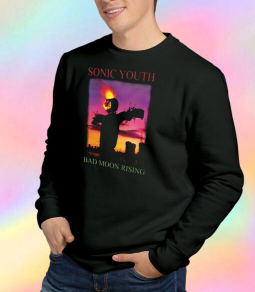 Vintage Sonic Youth Bad Moon Rising Sweatshirt