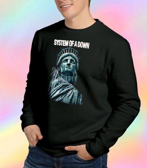 Vintage System Of A Down Sad Statue Sweatshirt