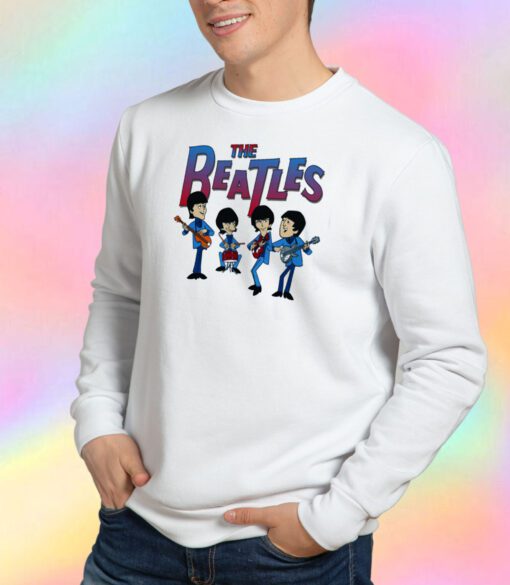 Vintage The BEATLES Saturday Morning Cartoons Show Sweatshirt