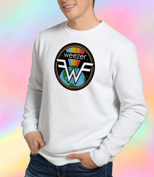 Vintage Weezer Rainbow Symbol Logo Sweatshirt