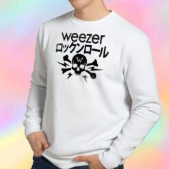 Weezer Japanese Skull & Crossbones Sweatshirt