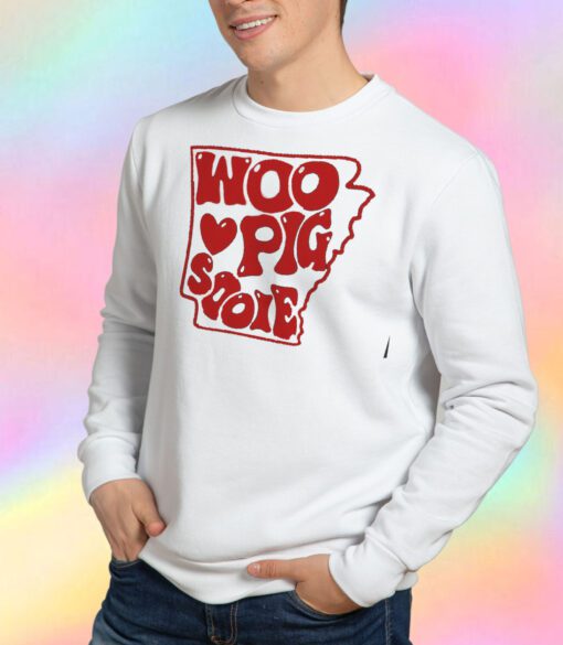 Woo Pig Sooie State Heart Sweatshirt