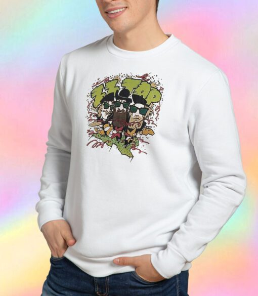 ZZ Top 1981 Cartoon Sweatshirt